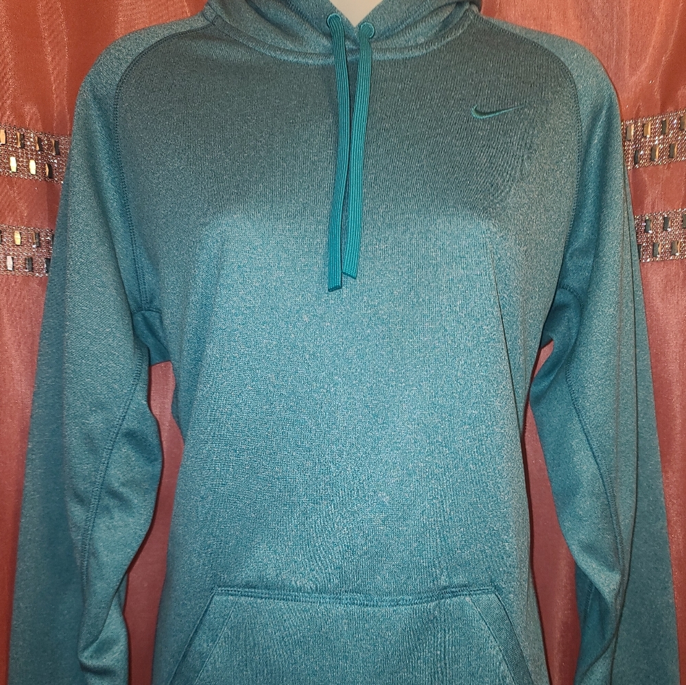 Nike Turquoise Teal Hooded Sweatshirt